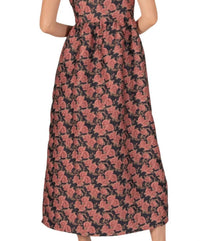 Before You - Floral Jacquard Maxi Dress