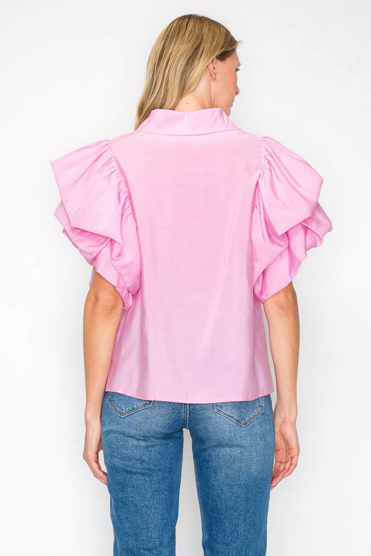 Joh - Wrynn Woven Ruffled Top