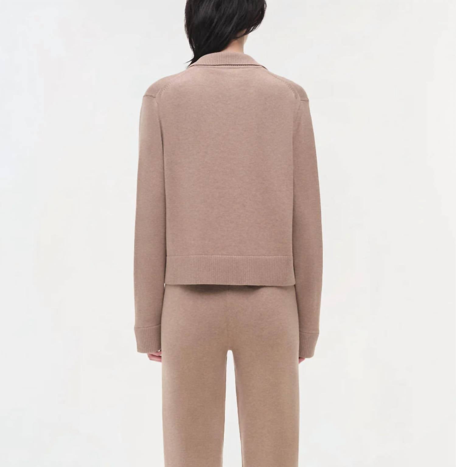 Simkhai - Cashmere Long Sleeve Polo