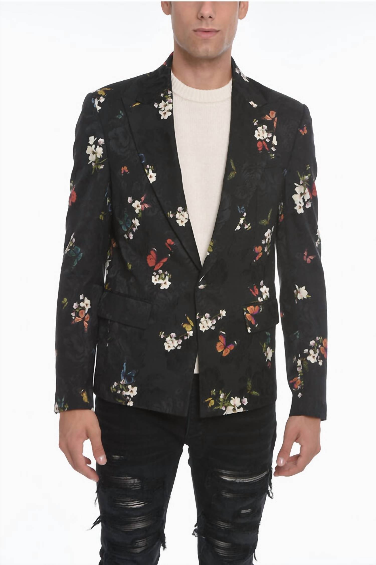 Amiri - Butterfly Jacquard Blazer