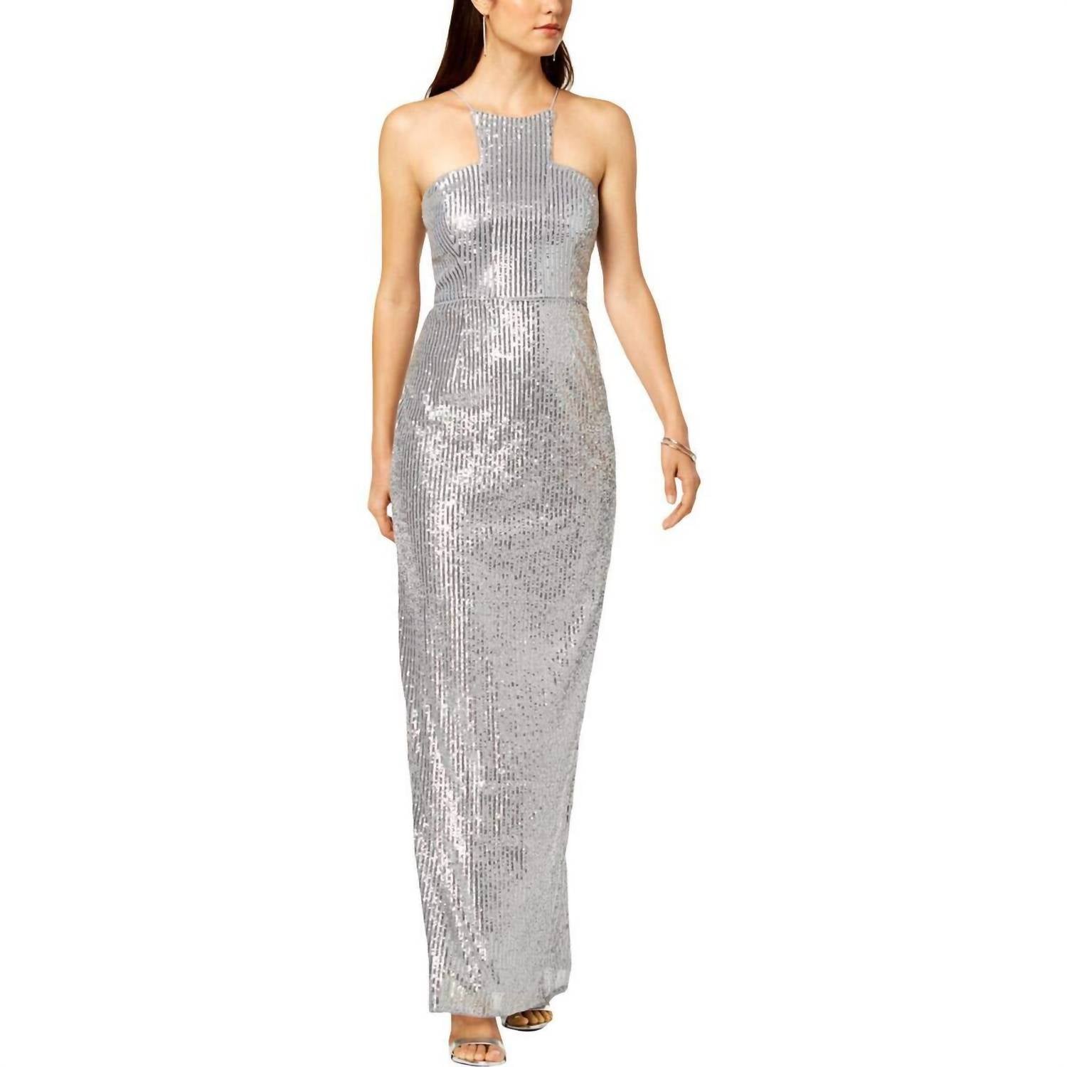 Adrianna Papell - Sequin Cutaway Gown