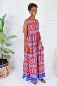 Briton Court - Harbor Catch Maxi Dress