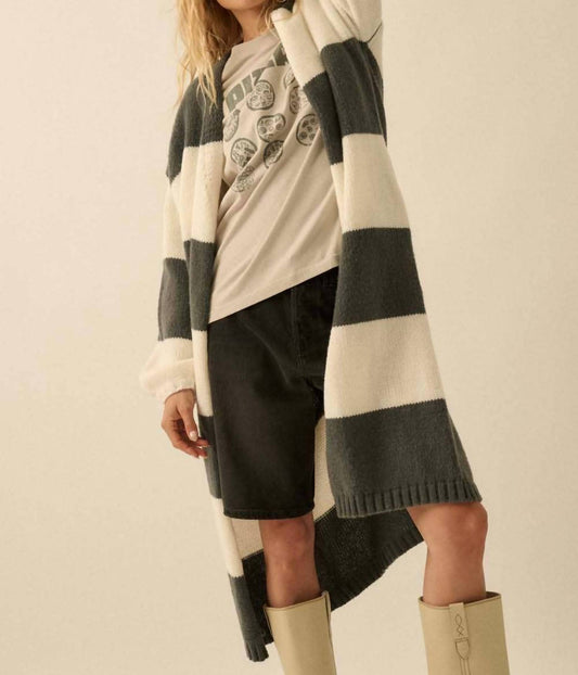 Sky To Moon - The Weekend Striped Cardigan
