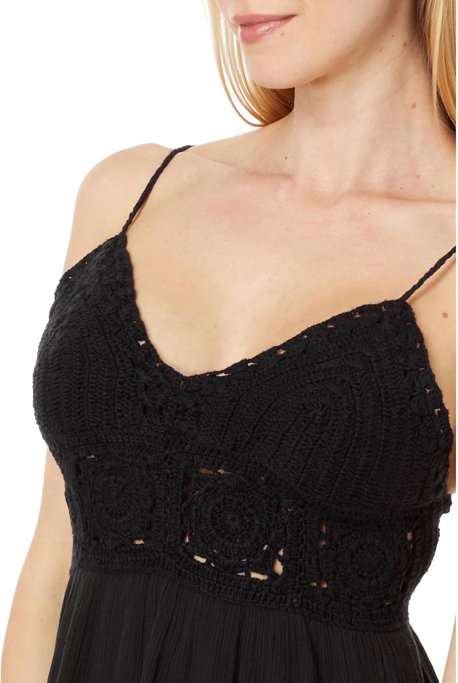 Lucky Brand - Dream Crochet Mini Dress