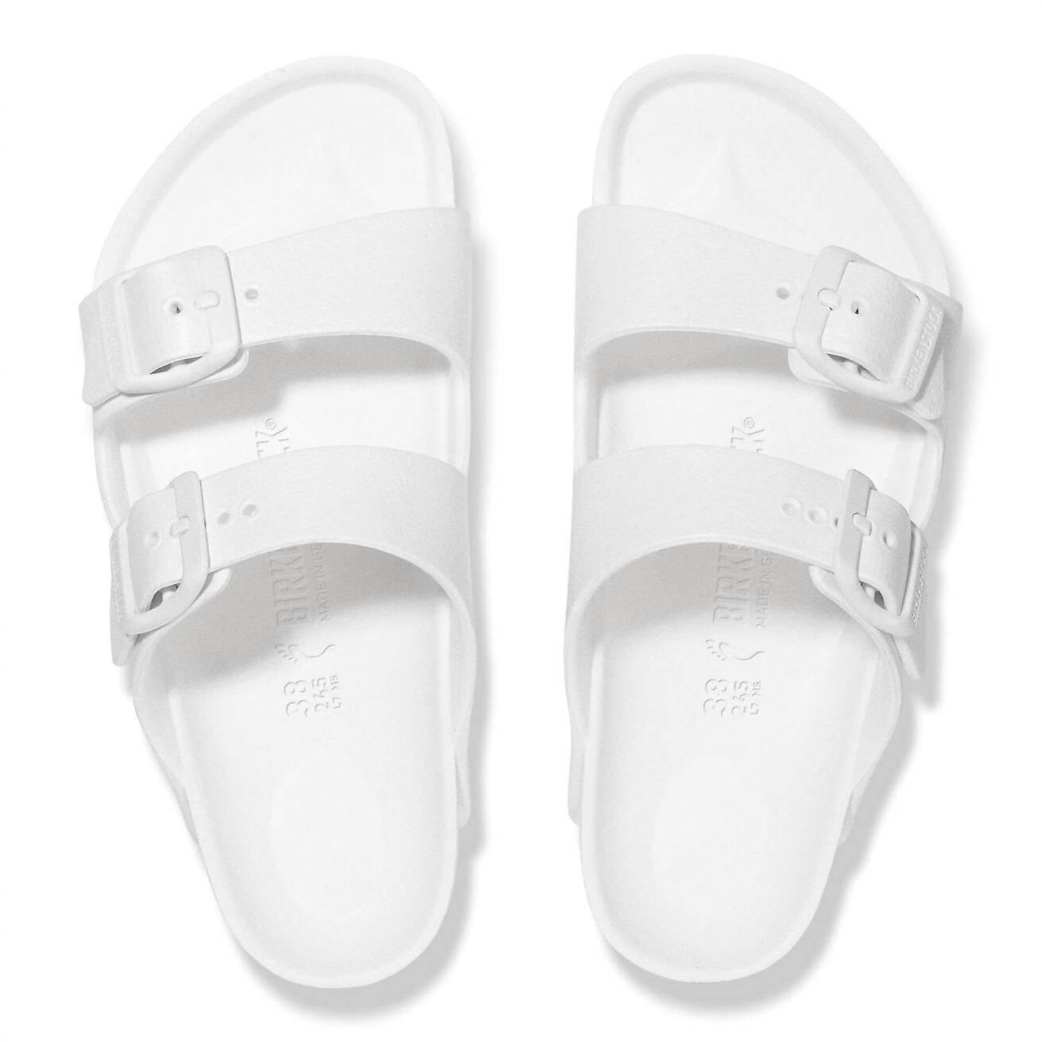 BIRKENSTOCK Girls Arizona Eva Sandal in white - kids' sandal - view 4