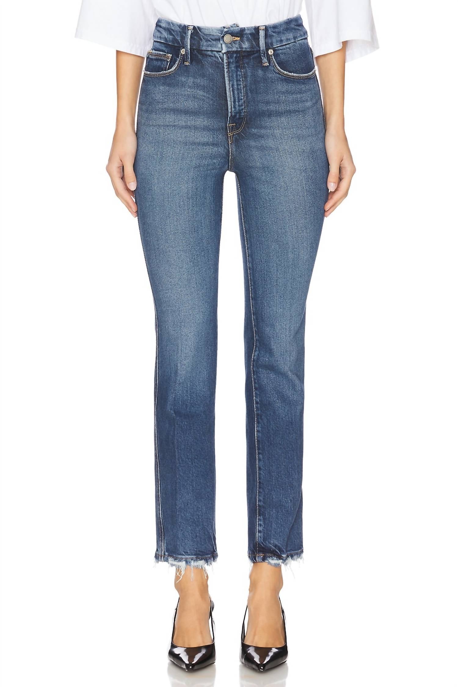 Good American - Good Curve Straight Jeans