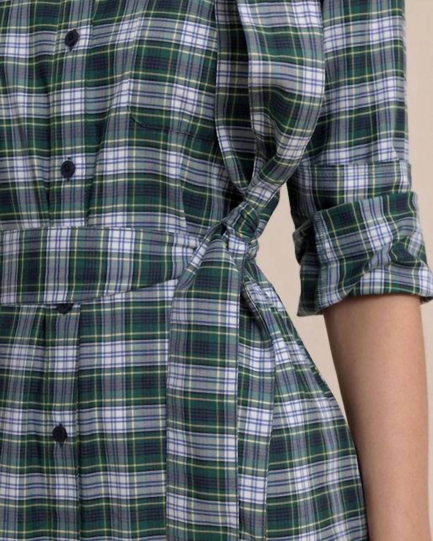 Southern Tide - Trista Gordan Tartan Shirt Dress