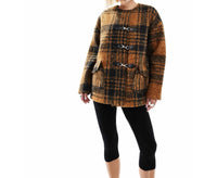 Native Youth - Boucle Toggle Checked Jacket