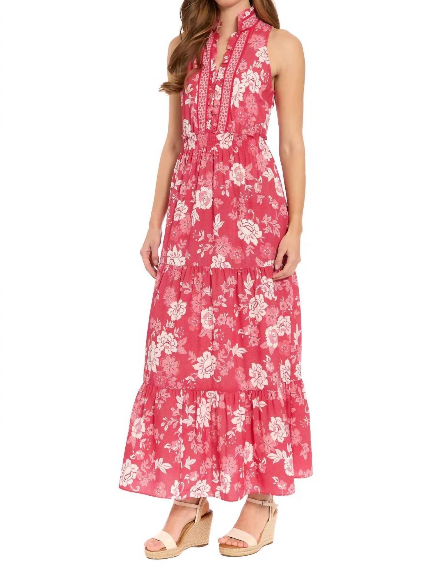 London Times - Floral Printed Maxi Dress