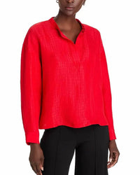 Eileen Fisher - Mandarin Collar Top