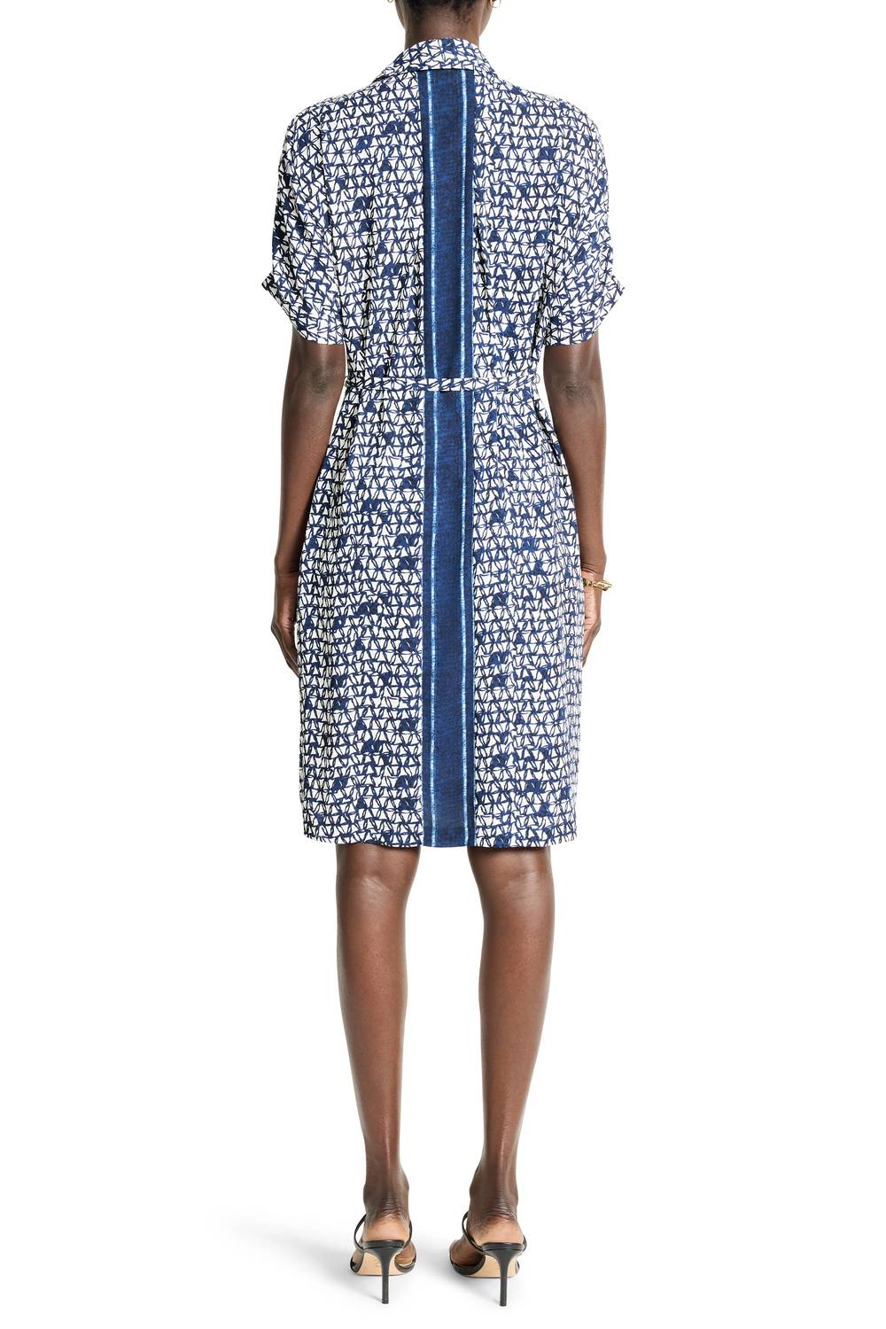 Nic + Zoe - Etched Angles Belted Devon Dress