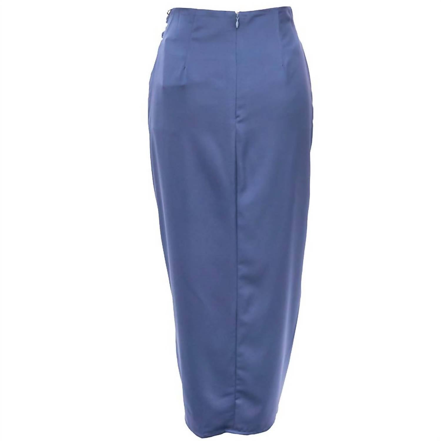 Fate - Twist Waist Midi Skirt