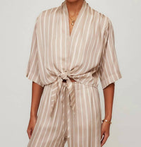 Fifteen Twenty - Bernice Tie-Front Blouse