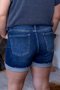 Risen - High Rise Cuffed Shorts