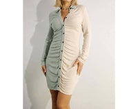 Mulla - Stay Minty Color Block Mini Dress