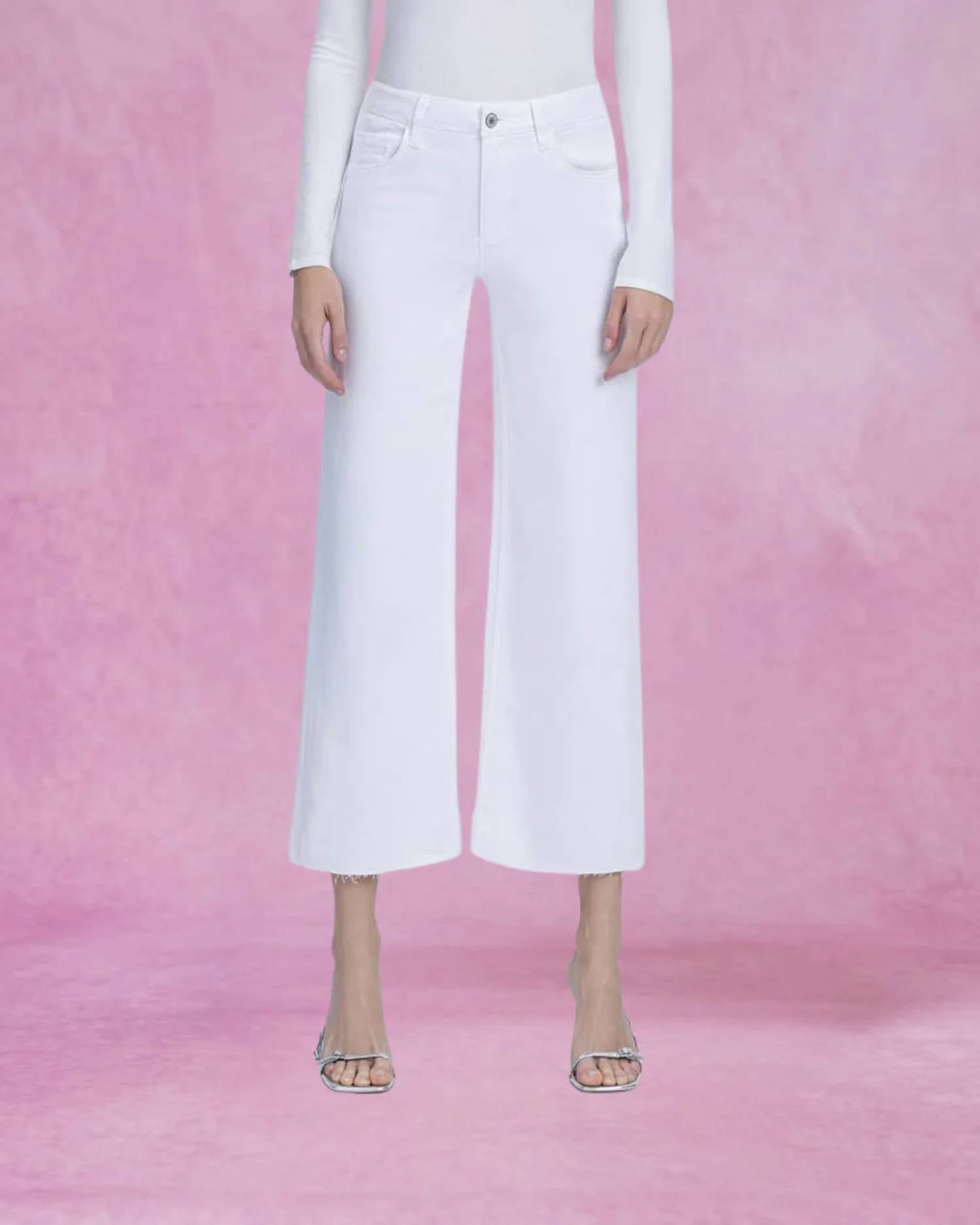 Vervet By Flying Monkey - High Rise Crop Wide Leg Jeans