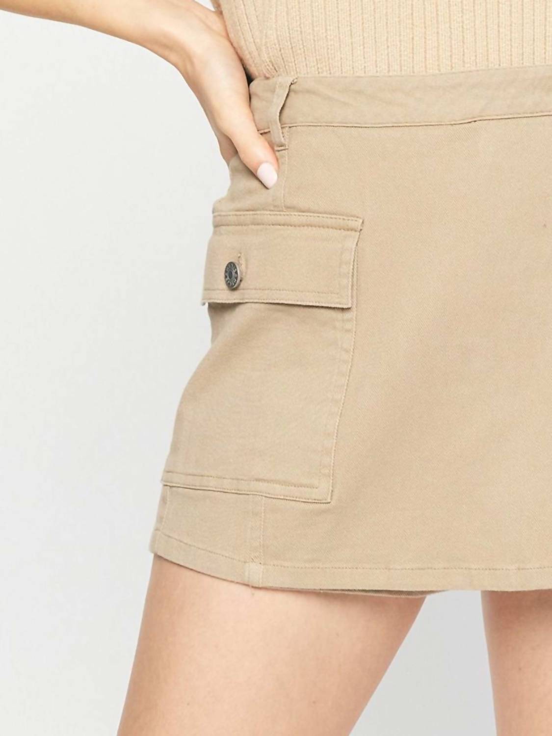 Entro - Cross Over Denim Skort