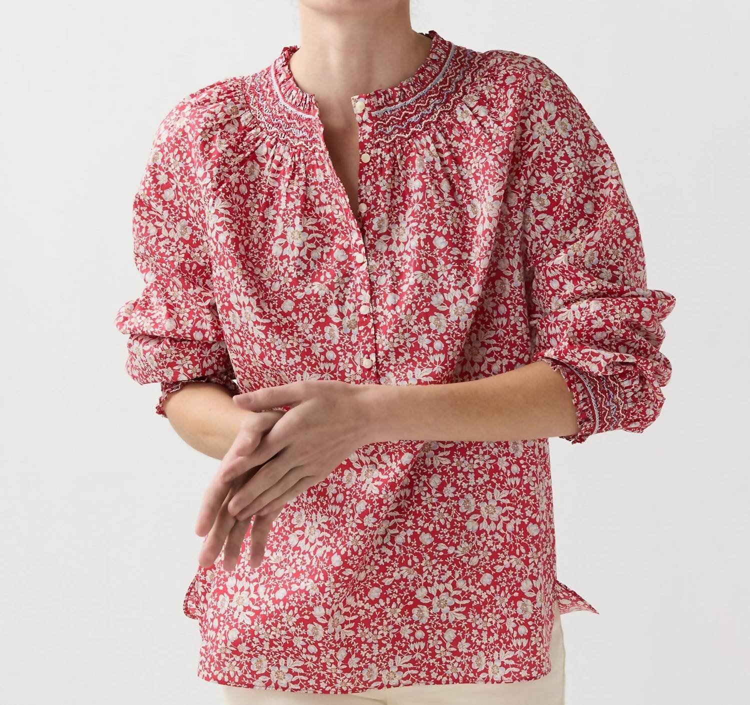 Ann Mashburn - Christine Smocking Top