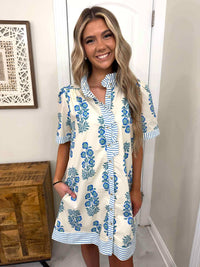She + Sky - Kari Floral Print Dress