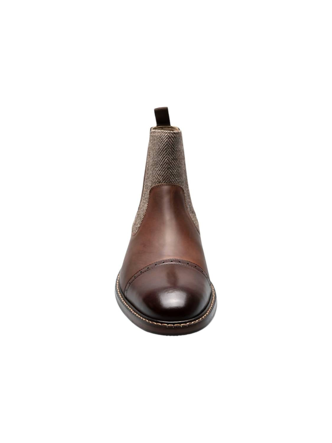 Stacy Adams - Men's Finney Cap Toe Chelsea Boots