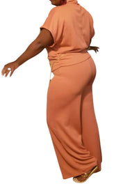 Hyfve - Dolman Sleeve Top And Pants Set