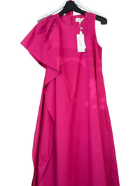 Psophia - Women's Crew Neck Midi Dress