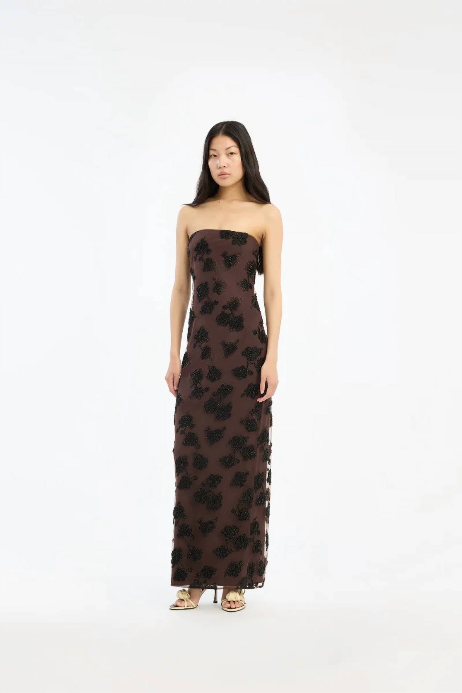 Rotate - Beaded Maxi Tube Dress