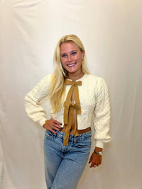 Storia - Autumn Bow Tie Sweater