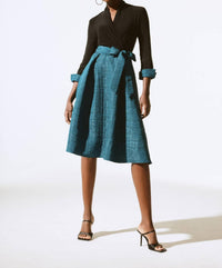 Joseph Ribkoff - Marled Midi Wrap Dress