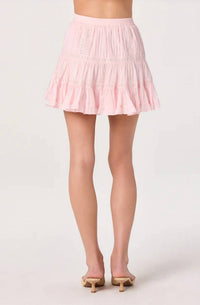 Astr - Delia Tiered Ruffle Mini Skirt