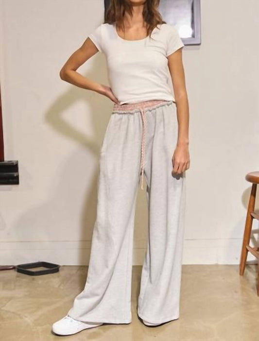 Bucketlist - Contrast Waist Band Boxer Sweatpants