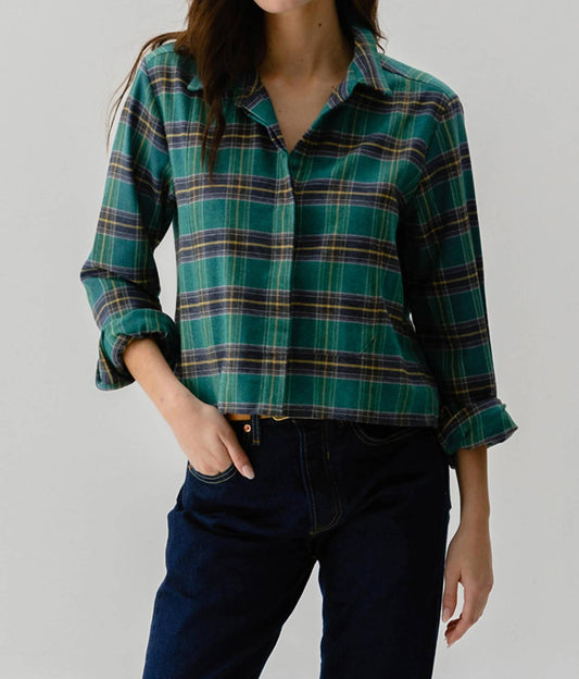 Cissa - Women's Flannel Bib Shirt