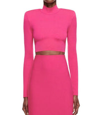 Roland Mouret - Cropped Knit Top