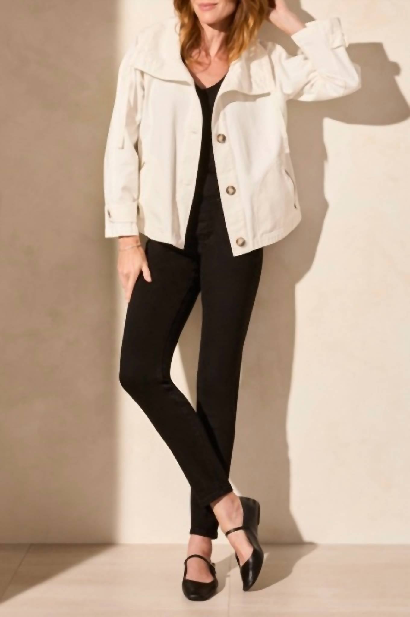 Tribal - Long-sleeve Button-front Coat