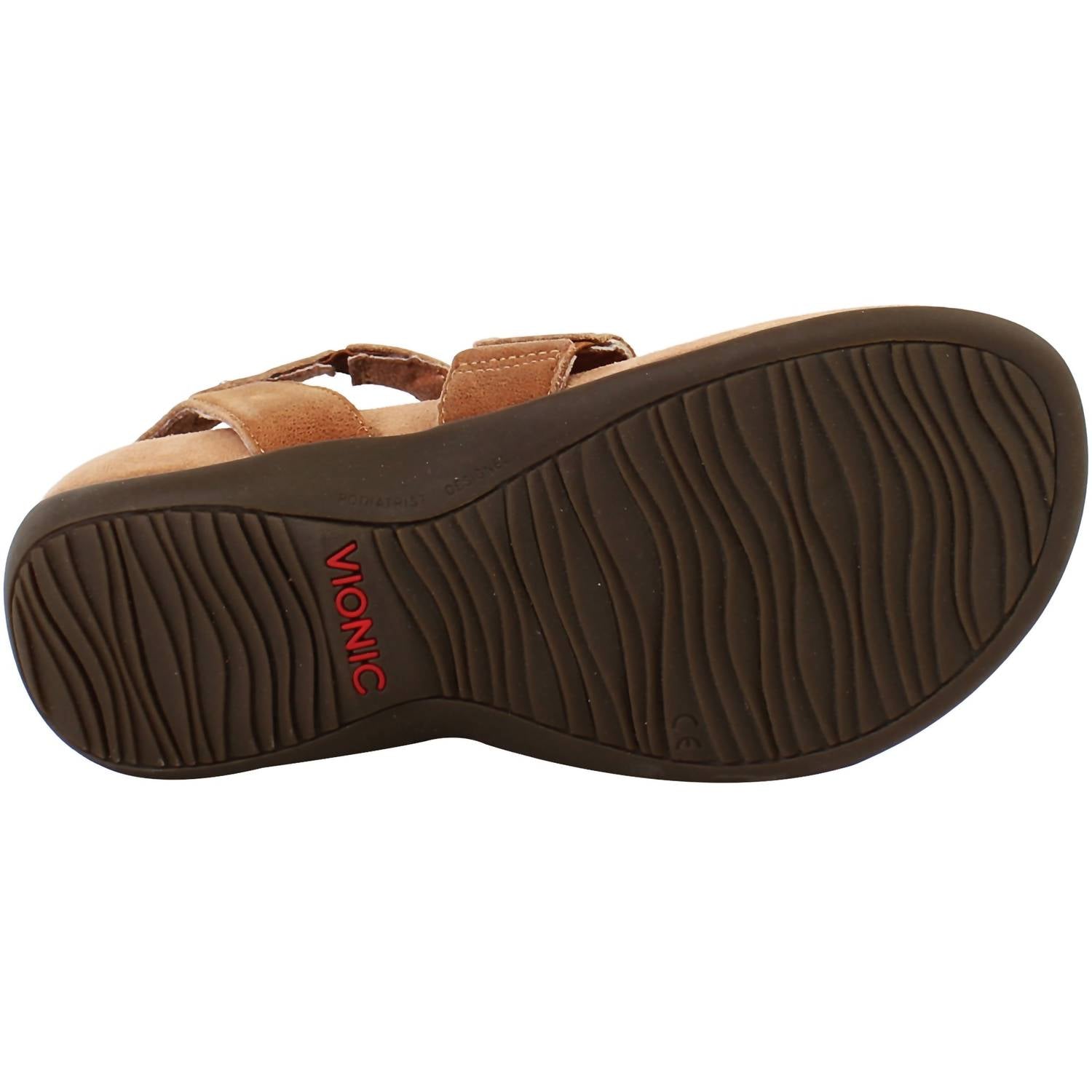 VIONIC Women's Lupe Orthotic Sandals in tan - women's sandal - view 5