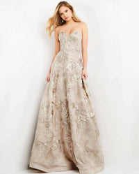 Jovani - Exquisite Strapless Gown