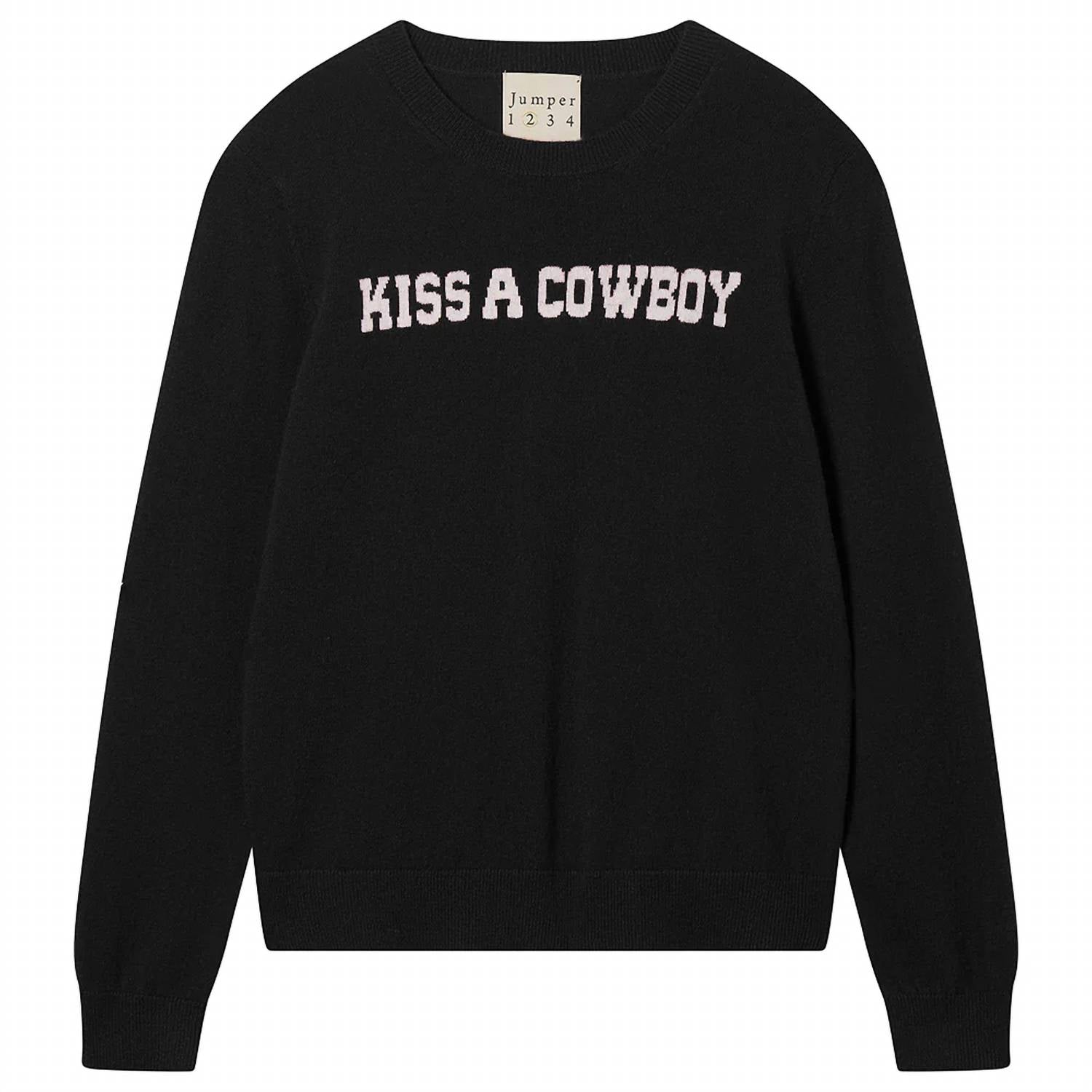 Jumper1234 - Women's Kiss A Cowboy Crewneck Sweater