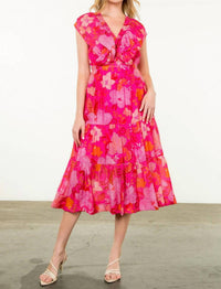 Thml - Franny Flutter Sleeve Floral Dress