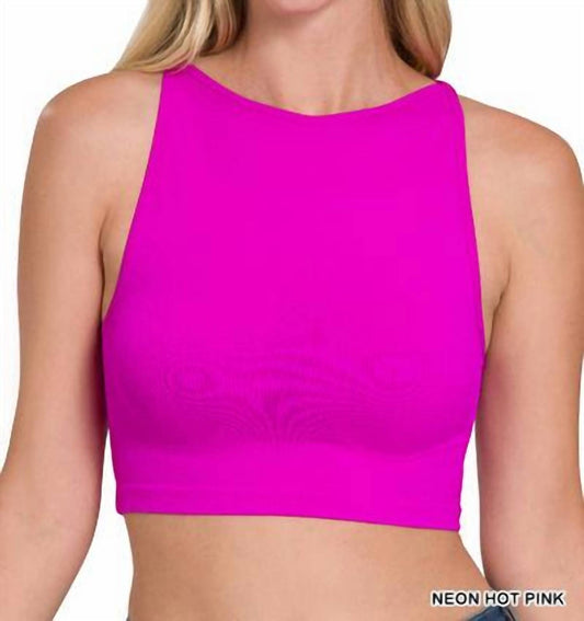 Zenana - Seamless Crop Top Bralette