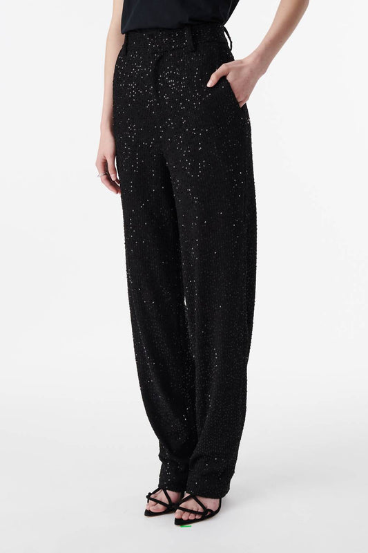 Iro - Morine Straight Cut Sequin Trouser