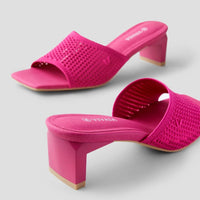 Vivaia Women's Juliet Sandals in pitaya pink - women's sandal - detail view