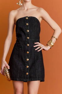 English Factory - Braelynn Tube Mini Dress