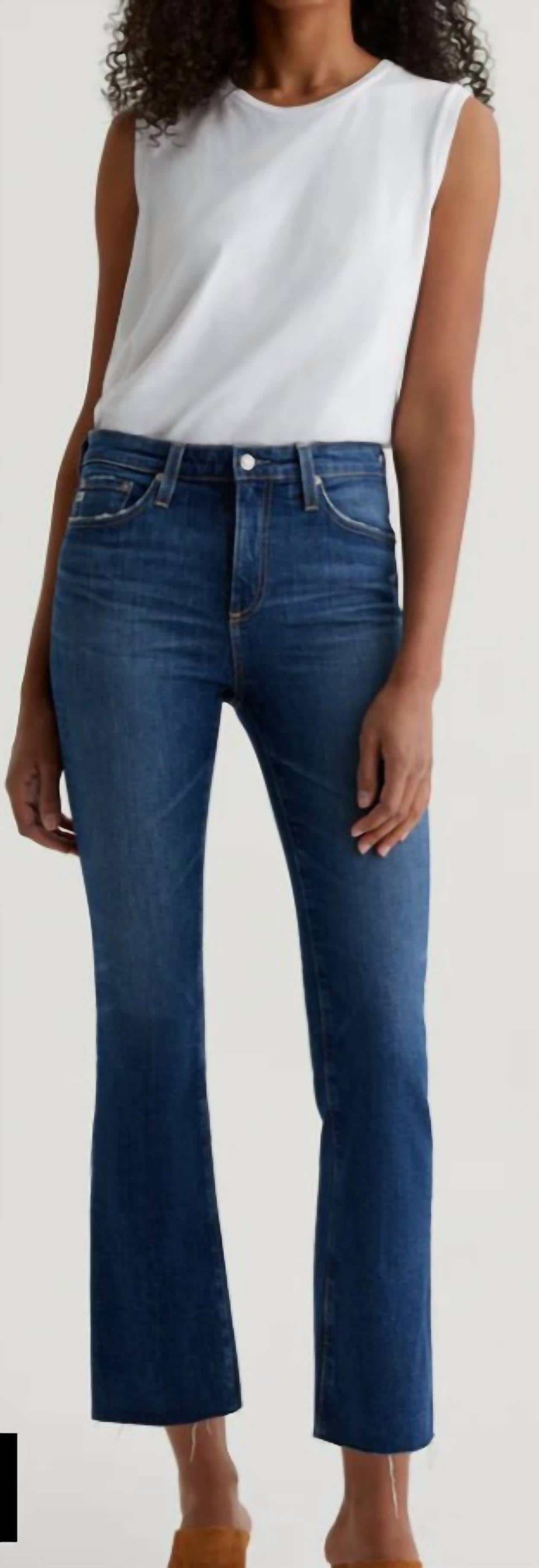 Ag Jeans - Farrah Boot Crop High Rise Jeans