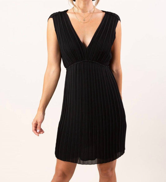 Lovestitch - LAST FLING PLEATED MINI DRESS