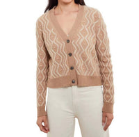 Kinross - Maeve Cable V-neck Cardigan