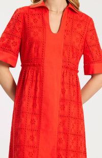 Tyler Boe - Lane Cotton Eyelet Maxi Dress