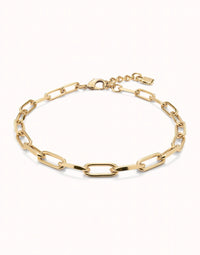 Unode50 - Unisex Short Oval Link Chain Necklace