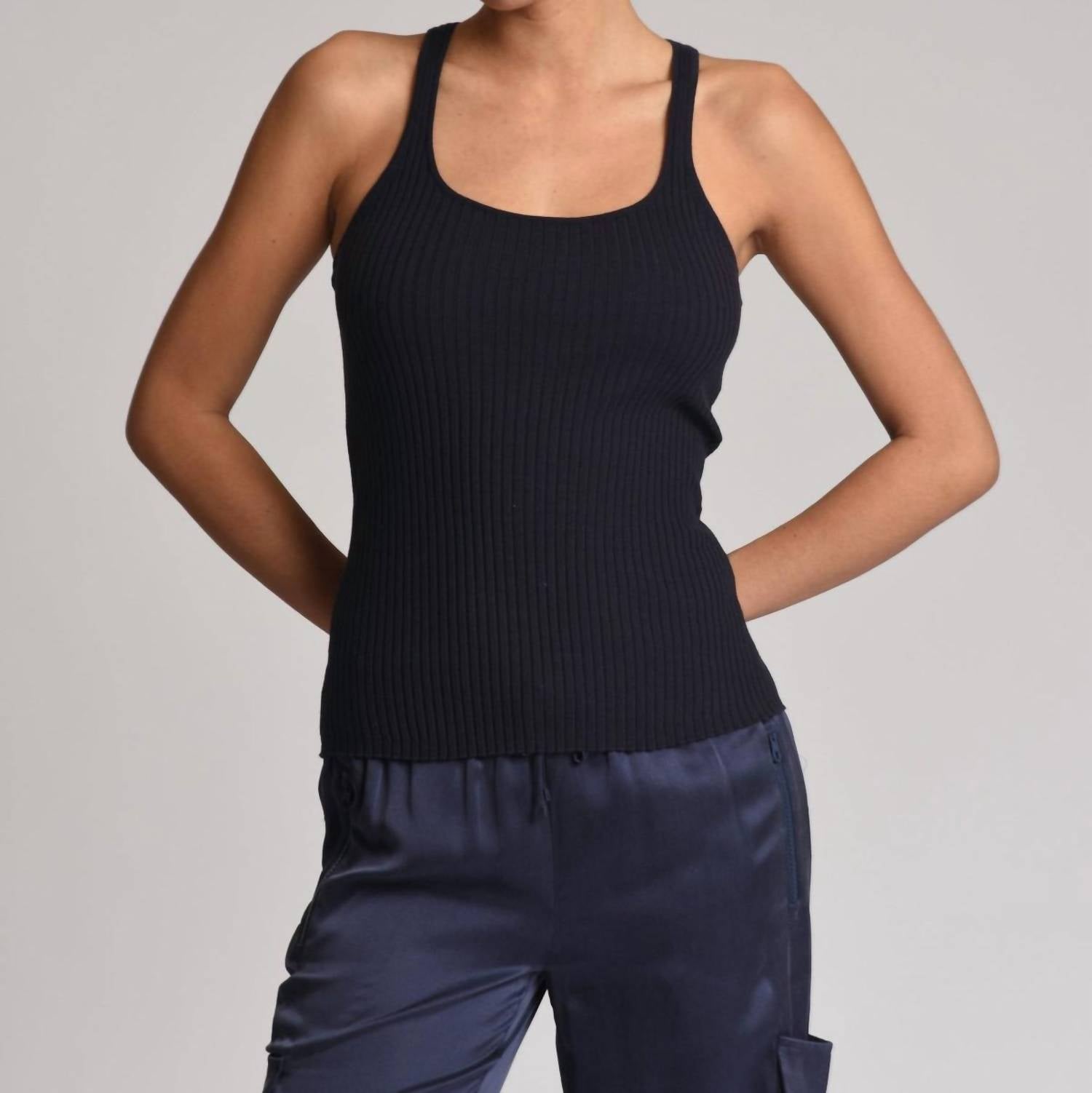 Blanc Noir - Color Block Tank Top