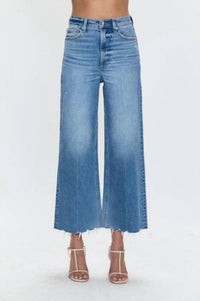 Pistola - Women's Lana Crop High Rise Ultra Wide Leg Jeans