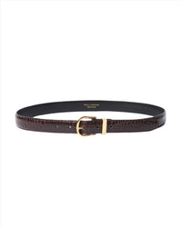 Nili Lotan - Women's Louise Croc Embossed Belt